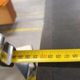 Vintage ebony wall cabinet