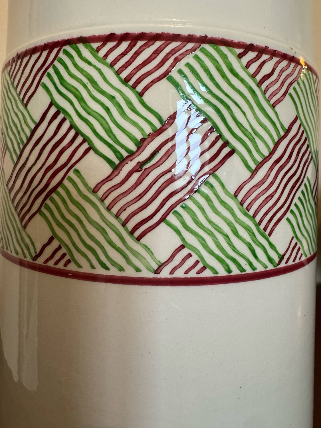 Old Digoin Panama ceramic pitcher