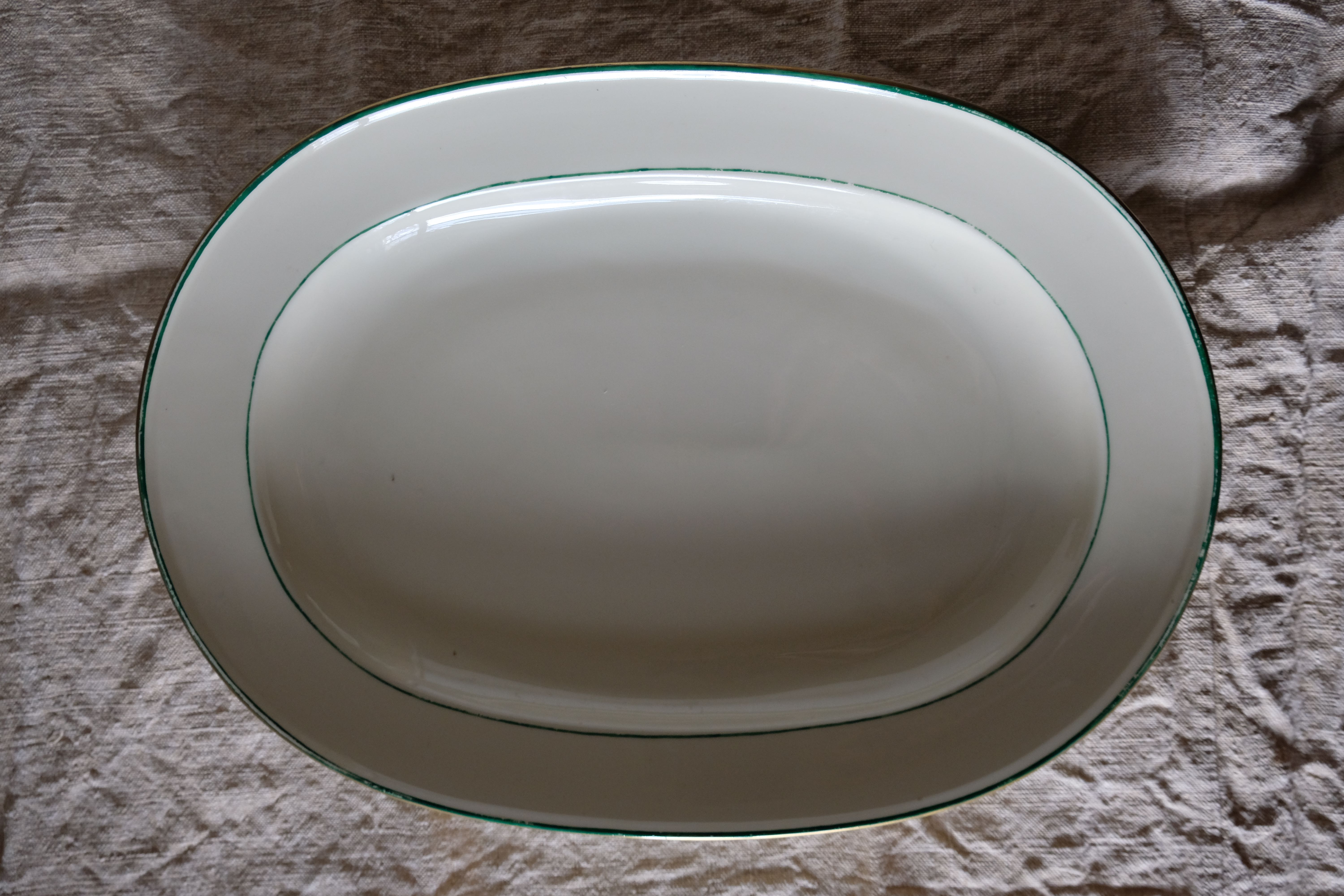 Service dish of the hotel "Grand Hotel Nationale" Lucerne Switzerland of the Buchecker & C manufacture