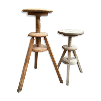 Pair of workshop stools