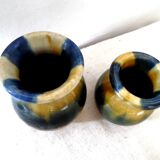 Deux vases en céramique de vallauris