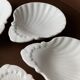 6 vintage ceramic bowls in the shape of a shell - Del Vivo Firenze Italy 1970s