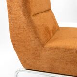 Banquette chauffeuse simple terracotta