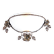 Art Deco wall sconce, wrought iron and alabaster – France, circa 1920