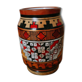 Hand painted pot