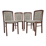 1950s Set of Four Beech Dining Chair ,Czechoslovakia
