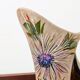 Vase Vintage Vallauris Atelier Tess - Décor Chardon Fait Main
