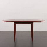 Arne Vodder style rosewood drop-leaf dining table, Denmark, 1960s