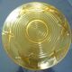 Cup, art deco centerpiece, 1930, pressed glass, molded, signed A.Miguel, albatross