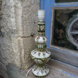 Ceramic lamp Quimper L'Helguen André manufacture Kéraluc