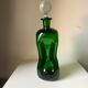 Holmegaard green decanter vintage danois par jacob e bang