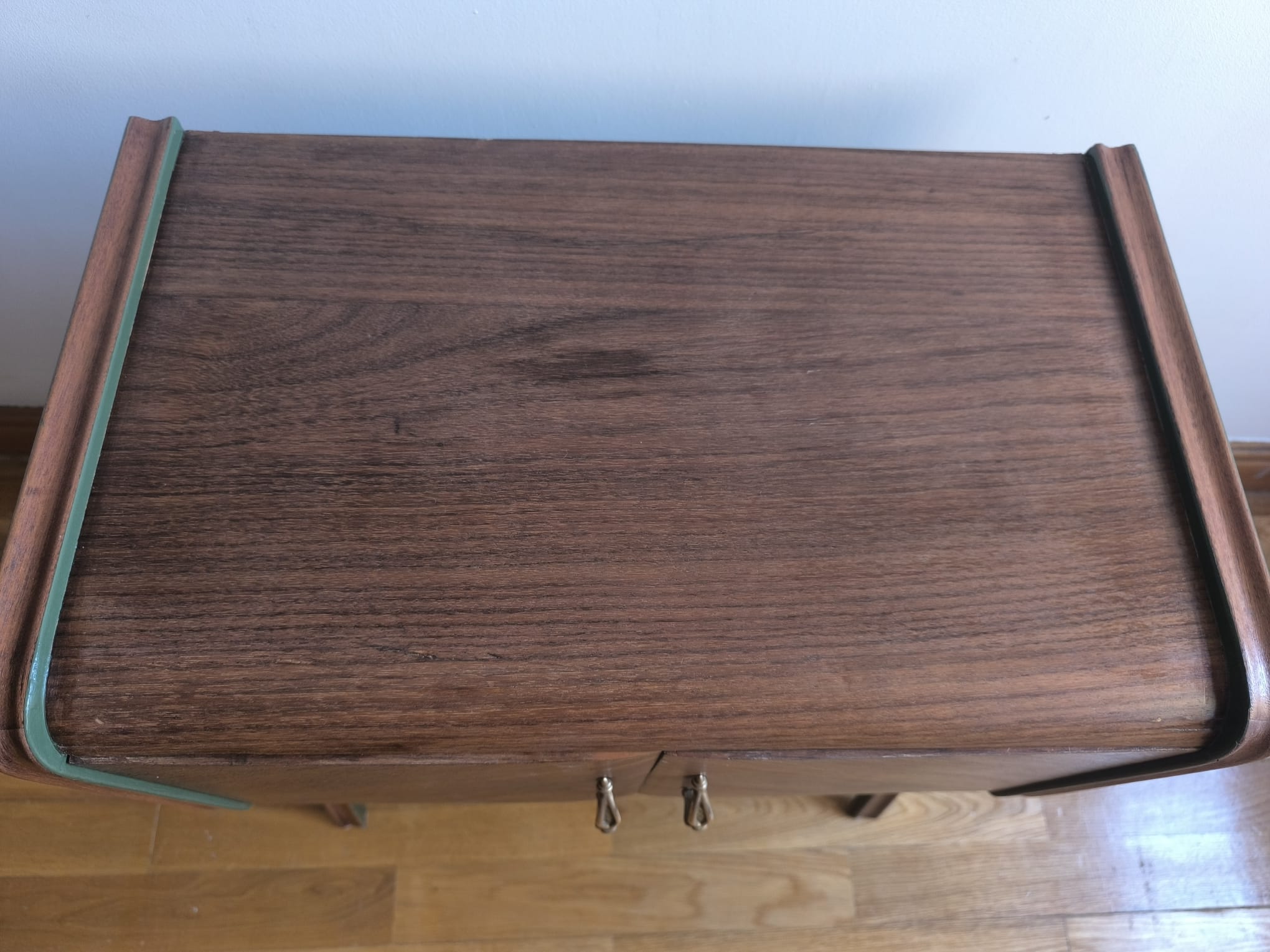 Small vintage upcycled side table