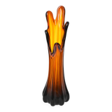 Organic blown glass vase