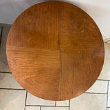 Round pedestal table art deco