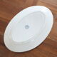 Oval plate in Iron Earth Salins model Jumièges