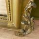 Large mirror with pediment XVIII eme gilded  86x150cm