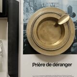 Cendrier en laiton doré véritable début XXe siècle