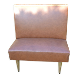 Old bistro bench foot compass