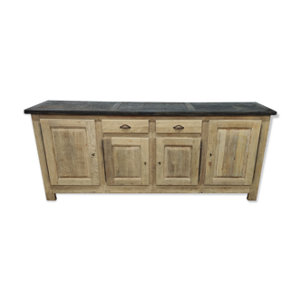 Furniture bahut industrial raw oak