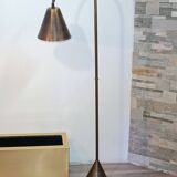 Brass floor lamp by Jacques Adnet for Valenti 1960s
