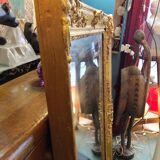 Golden mirror 144x90cm