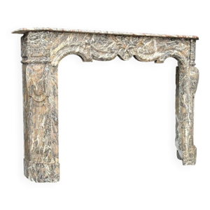 Cheminée Régence en - gris