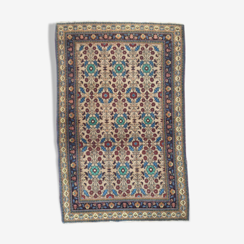 Pretty handmade old persian rug