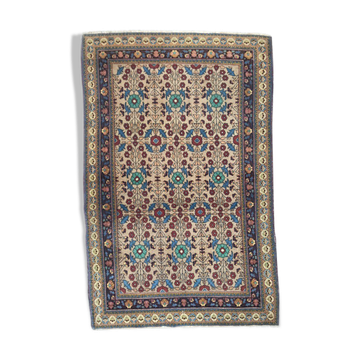 Pretty handmade old persian rug