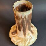 Vase Grès Flamé signé Denbac tout début XXeme - Art Nouveau
