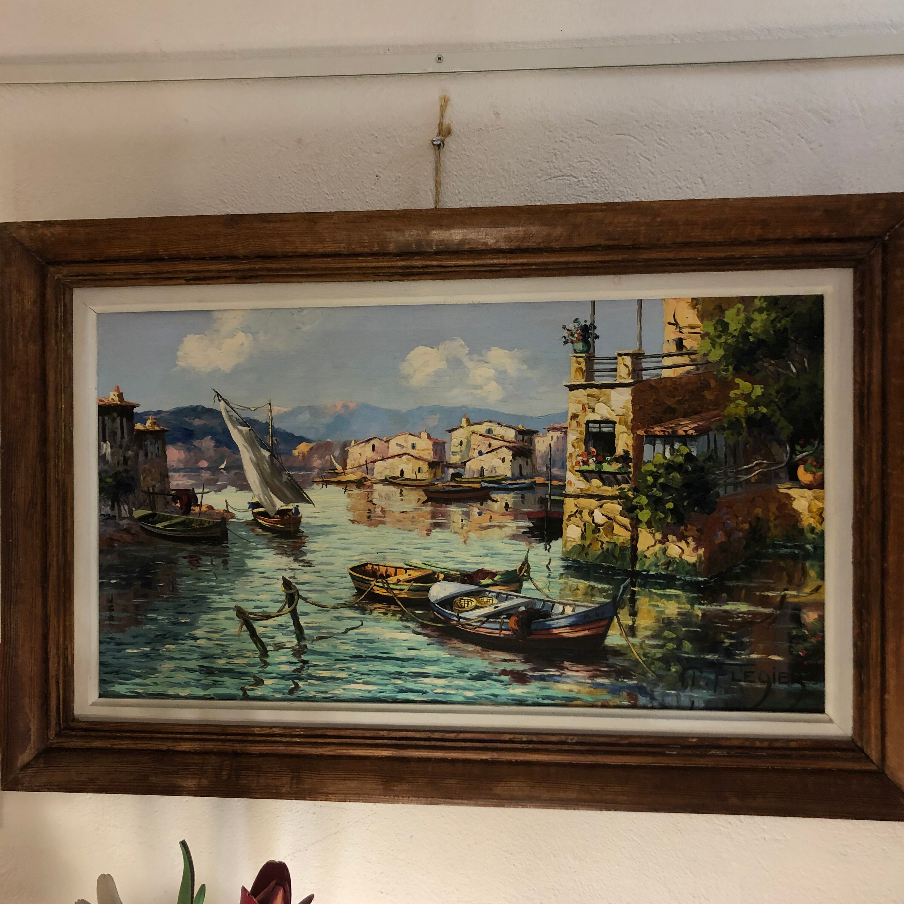 Painting by Max Flegier (XXth)