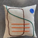 Housse de coussin fait main 45x45 cm