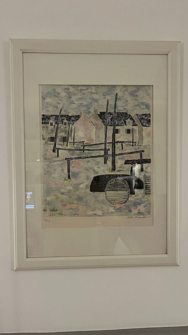 Lithographie du céramiste Peter Orlando