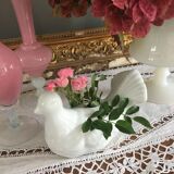 Vintage Porcelain Flower Picker Dove