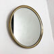 German modernist wall brass mirror Vereinigte Werkstätten München 1950s