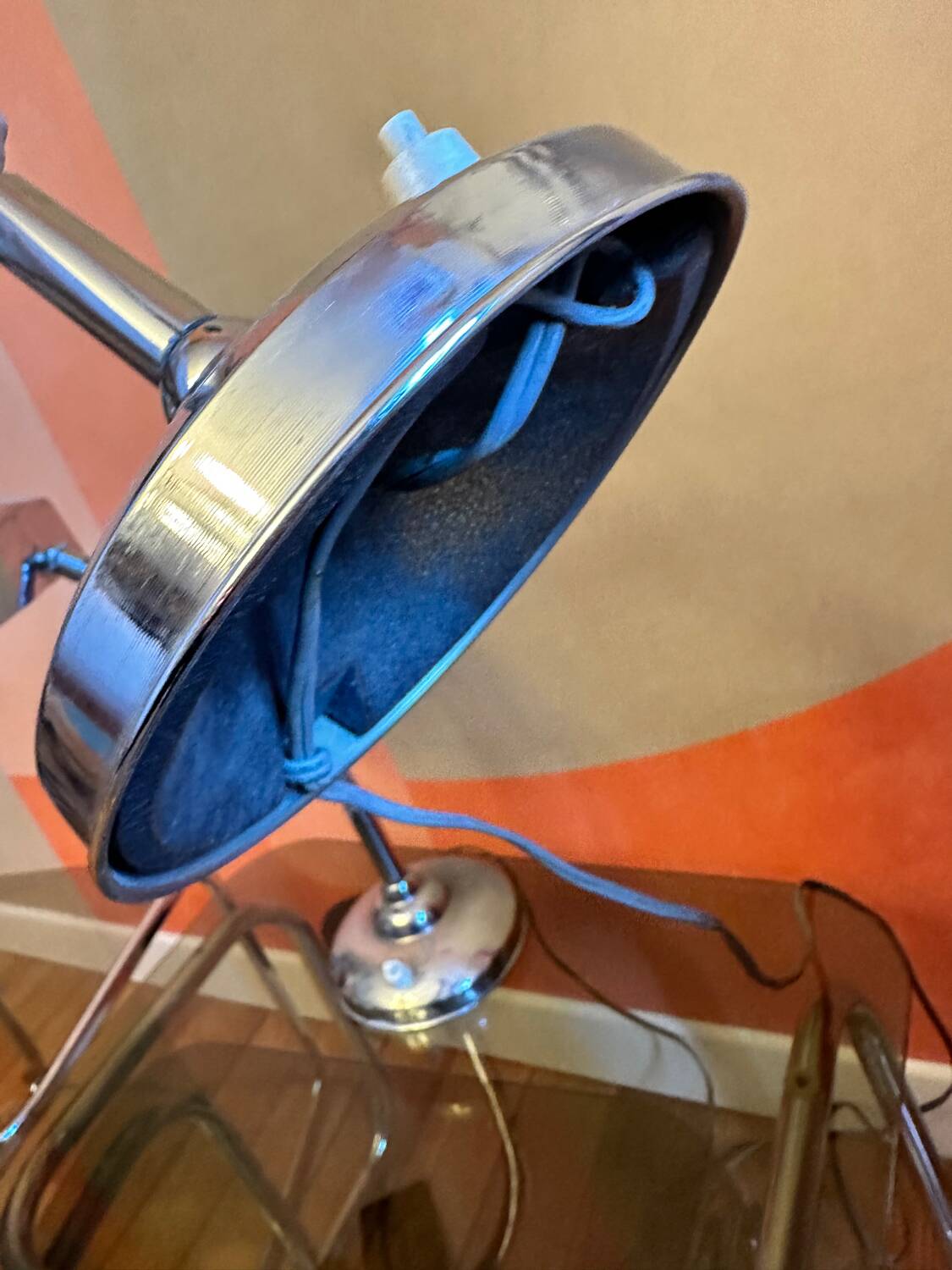 Pair of vintage desk lamps 1940