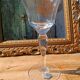 Large tasting glass with an old golden coat of arms – signed Jeanne Châtel