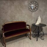 Velvet bench