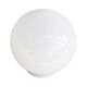 Industrial wall lamp, white, glass, FOTON, Poland, 1960s.