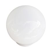 Industrial wall lamp, white, glass, FOTON, Poland, 1960s.