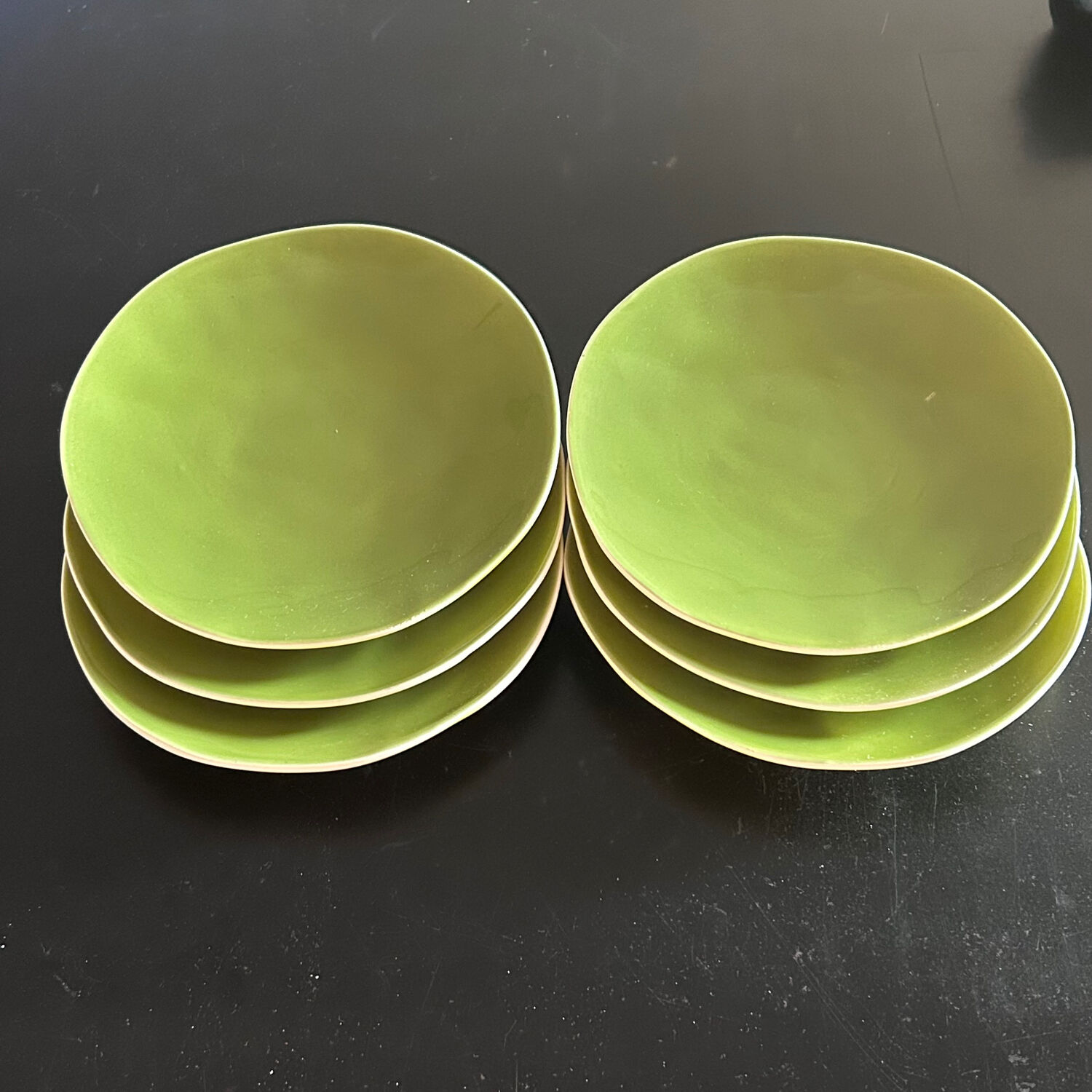 Ceramiche Toscane 6-piece plate set