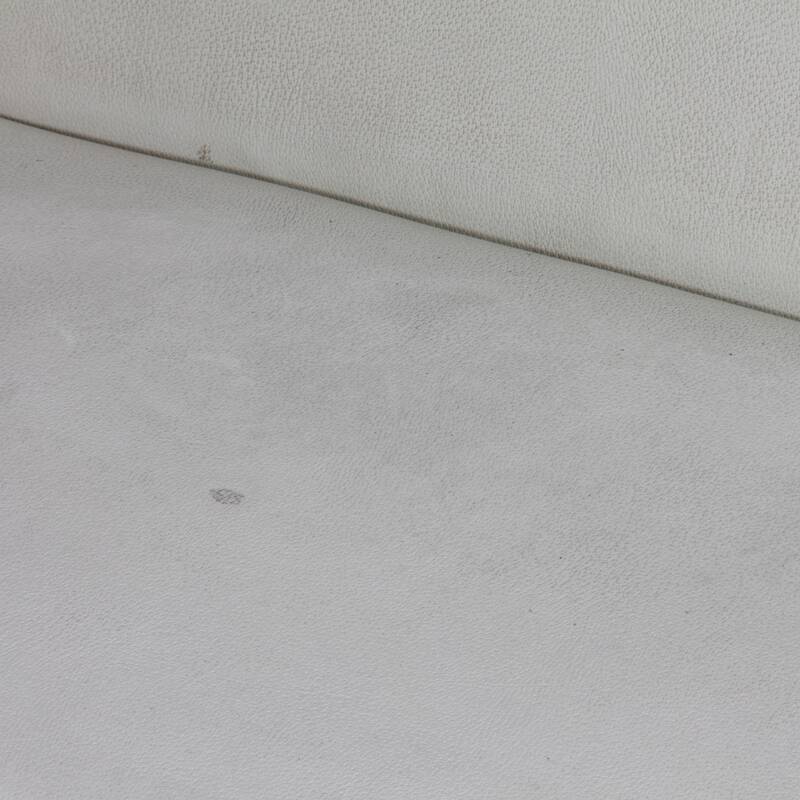 Faux leather bench from the 1980s