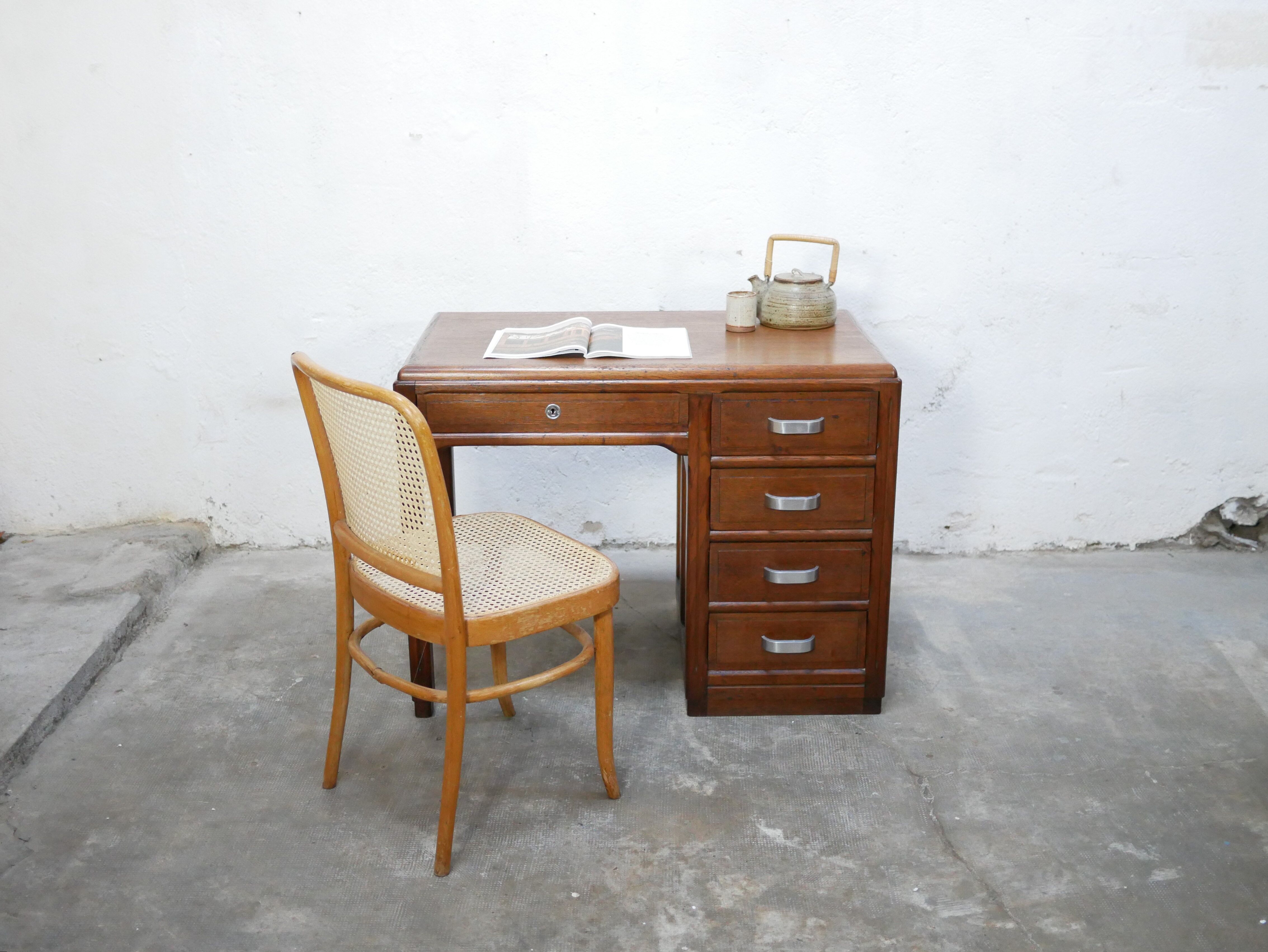 Vintage oak desk