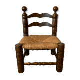 Vintage wooden chair turned, 1950s