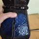 Blue hexagonal Moroccan lantern table lamp