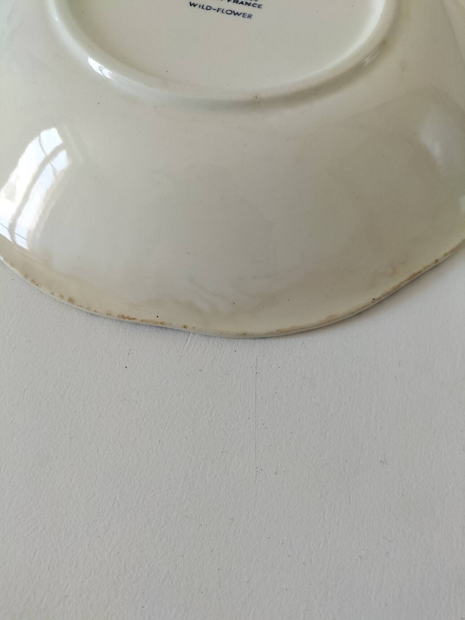Set of 4 Gien and Enoch Wedgwood soup plates