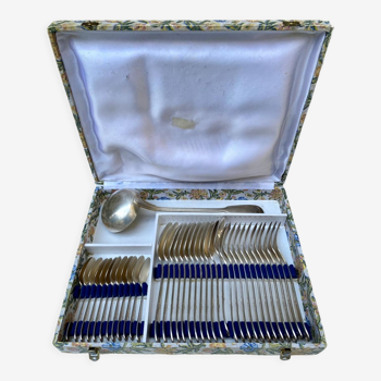 Christofle silver metal cutlery set