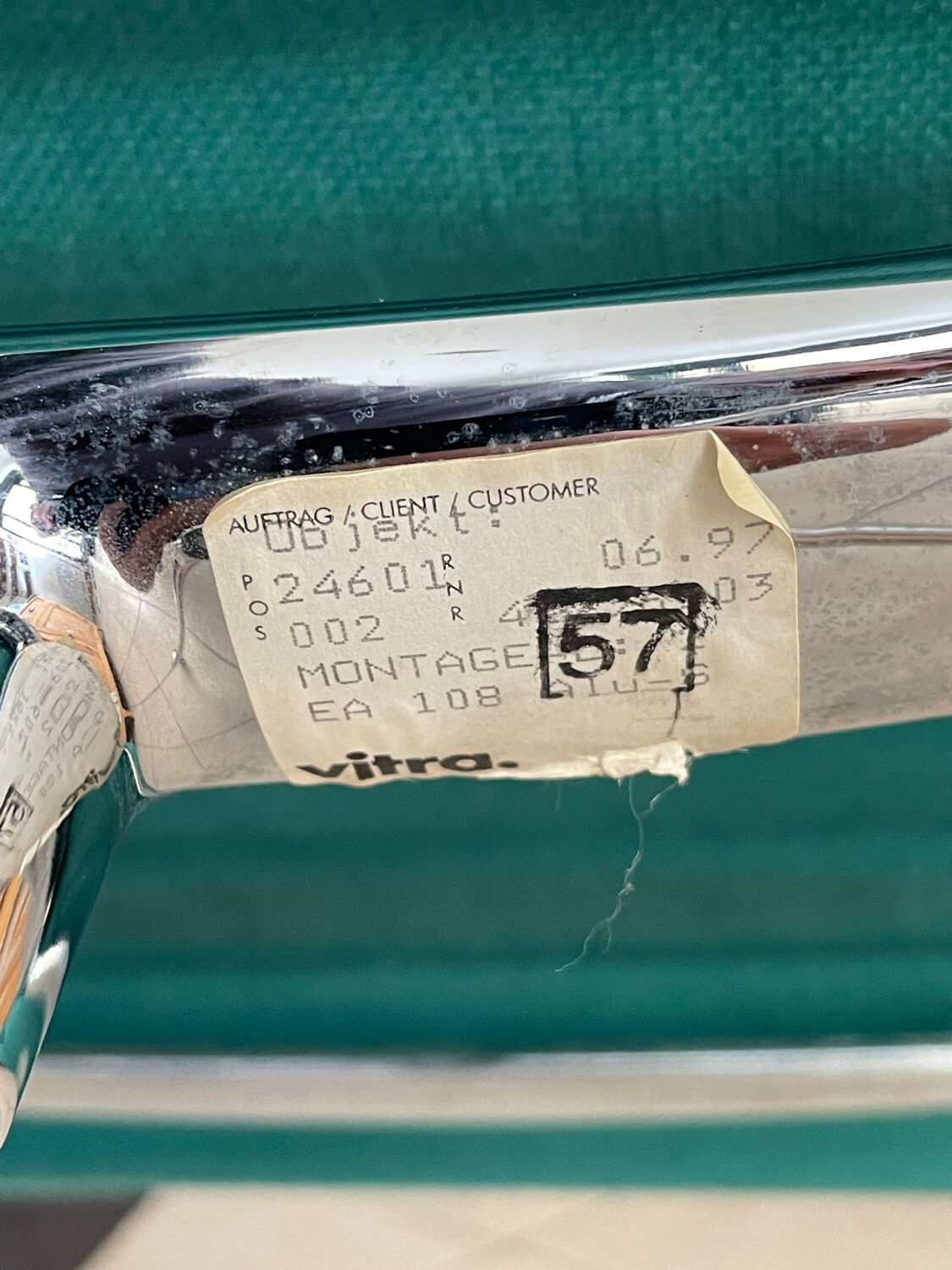 Eames EA 108 armchair designed by Vitra 97