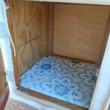 Mado chippy paint white sideboard