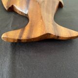 Wooden fish shaped dish