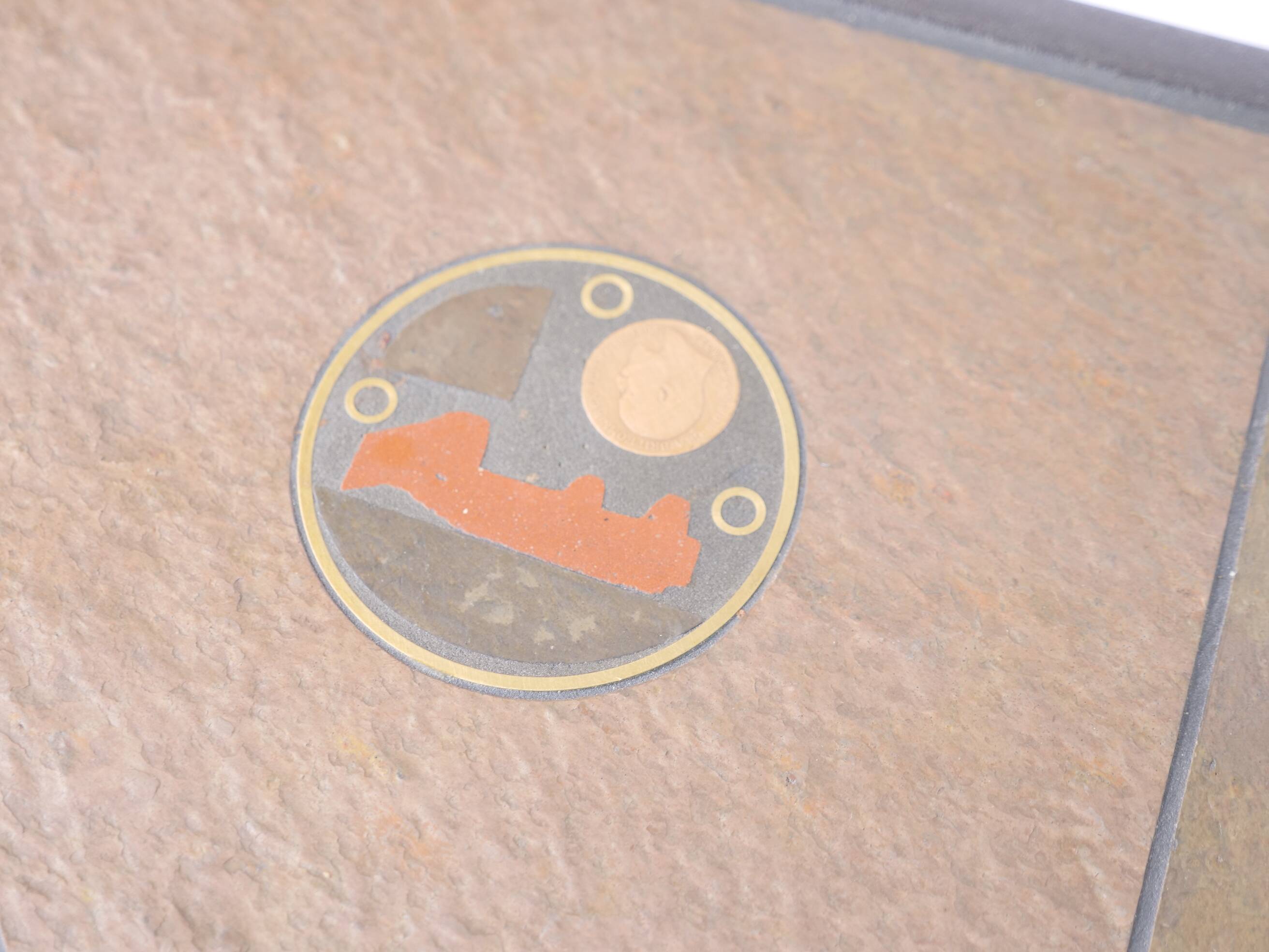 Brutalist Stone Coffee Table Paul Kingma 1970s 1980s